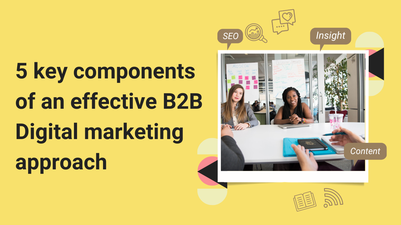 5 key components of an effective B2B Digital marketing approach