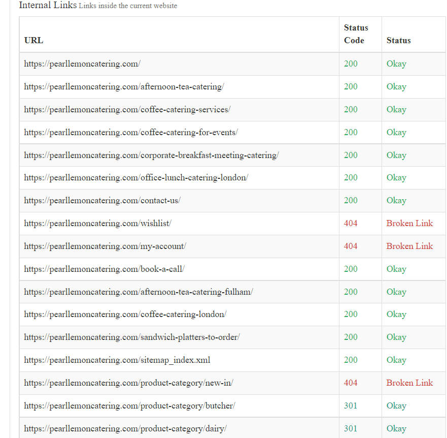 Internal Links