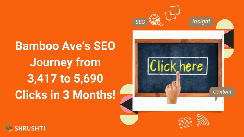 Bamboo Ave’s SEO Journey from 3,417 to 5,690 Clicks with Shrushti Digital Marketing