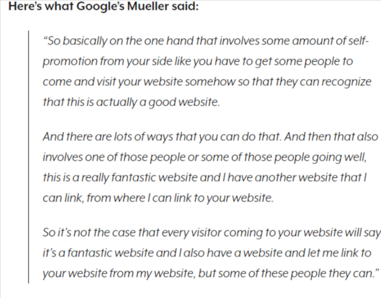 John Mueller from Google